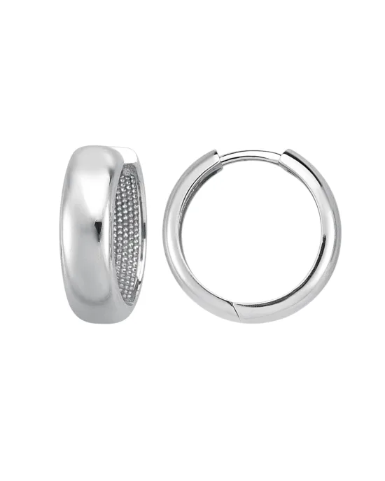 9CT W/G HUGGIES 5mm/10mm