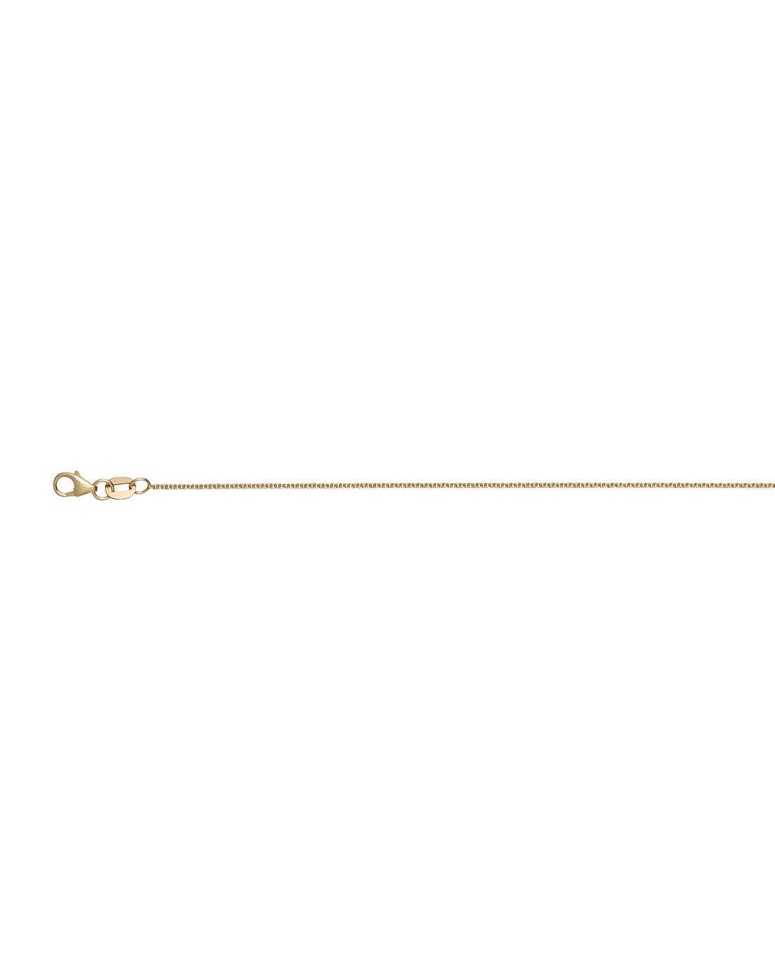 9CT Y/G TRACE 1.00mm/42cm