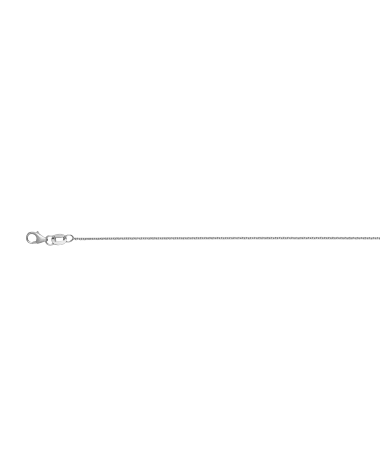 9CT W/G TRACE 1.00mm/42cm