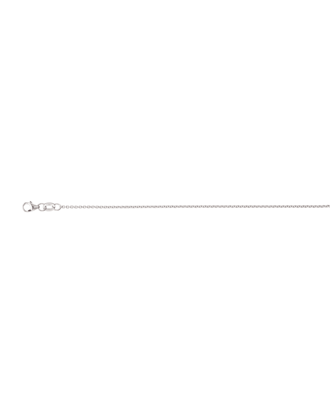 18CT W/G TRACE 1.25mm/50cm