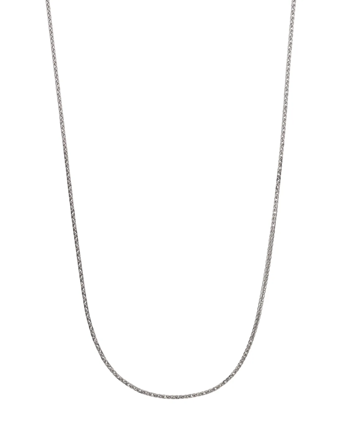 18CT W/G FOXTAIL 1.00mm/45cm