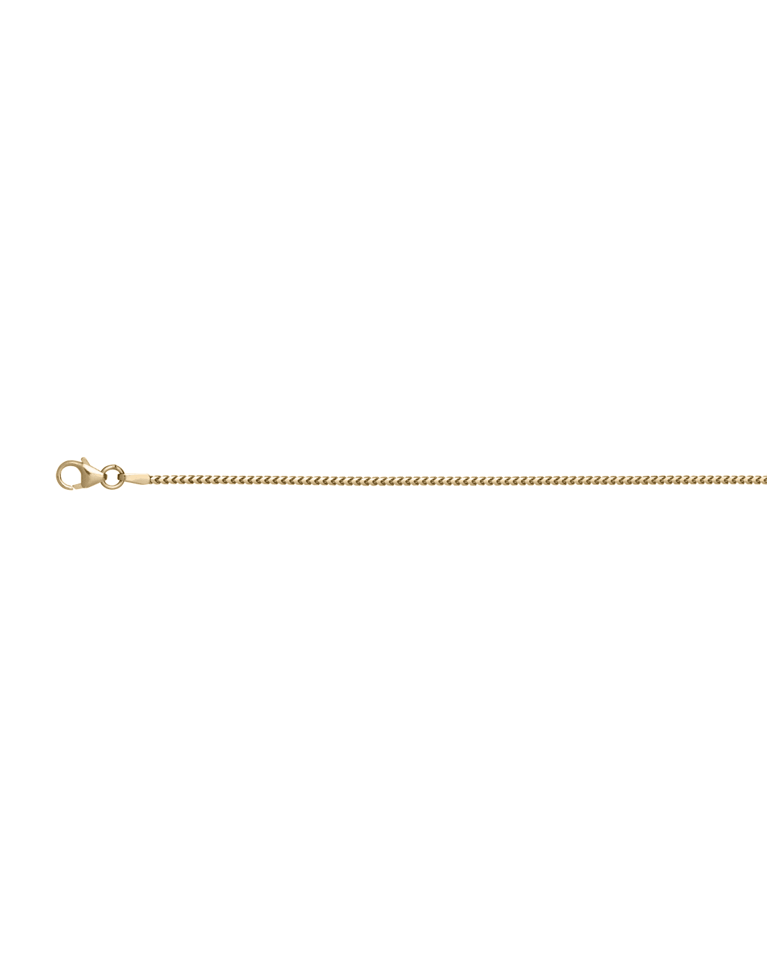 18CT Y/G FRANCO 2.40mm/60cm