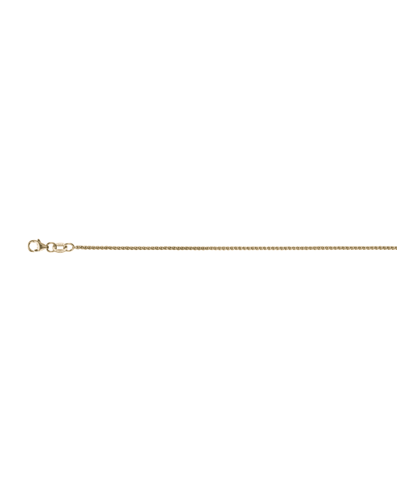 9CT Y/G D/C WHEAT 1.40mm/60cm