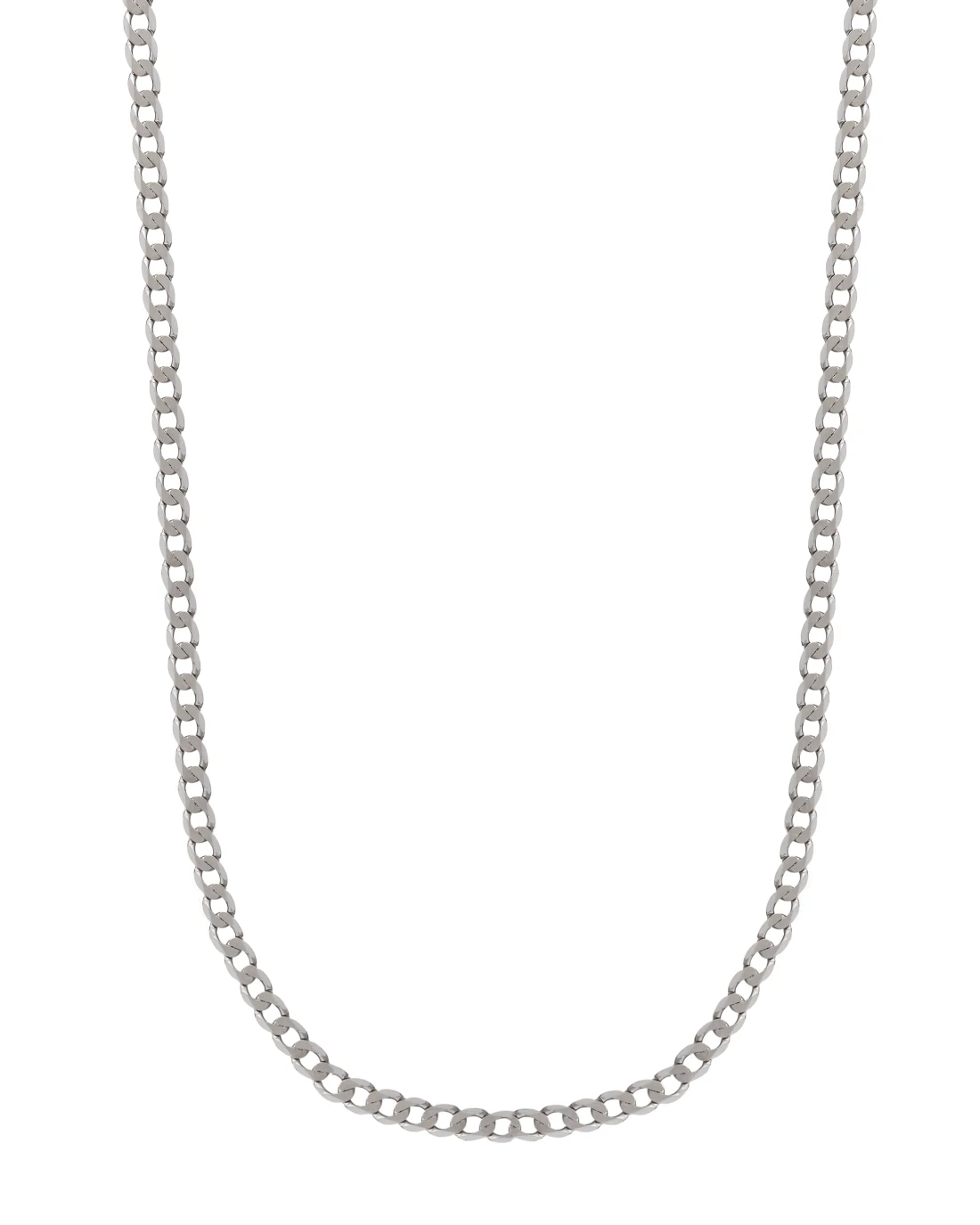18CT W/G FLAT CURB 2.50mm/60cm