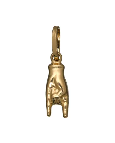 14CT Y/G CORNI CHARM 18mm