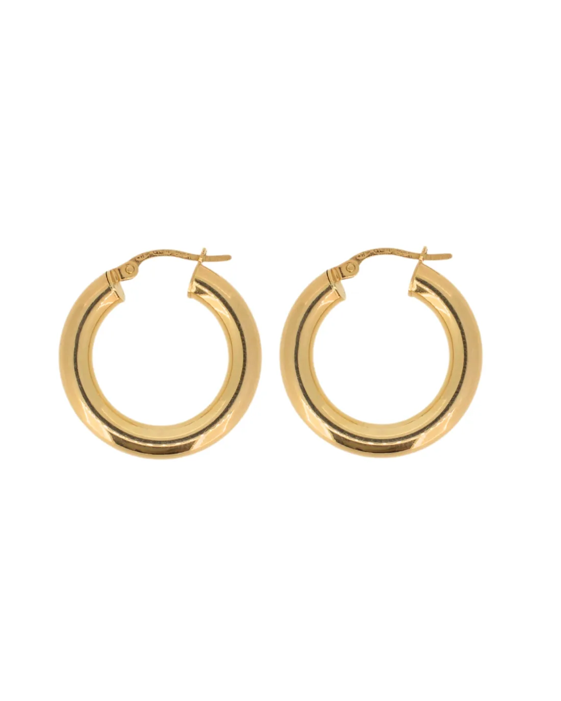 9CT Y/G HOOPS 4mm/15mm