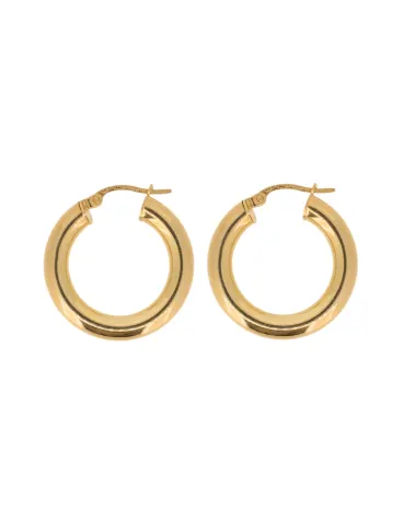 9CT Y/G HOOPS 4mm/25mm