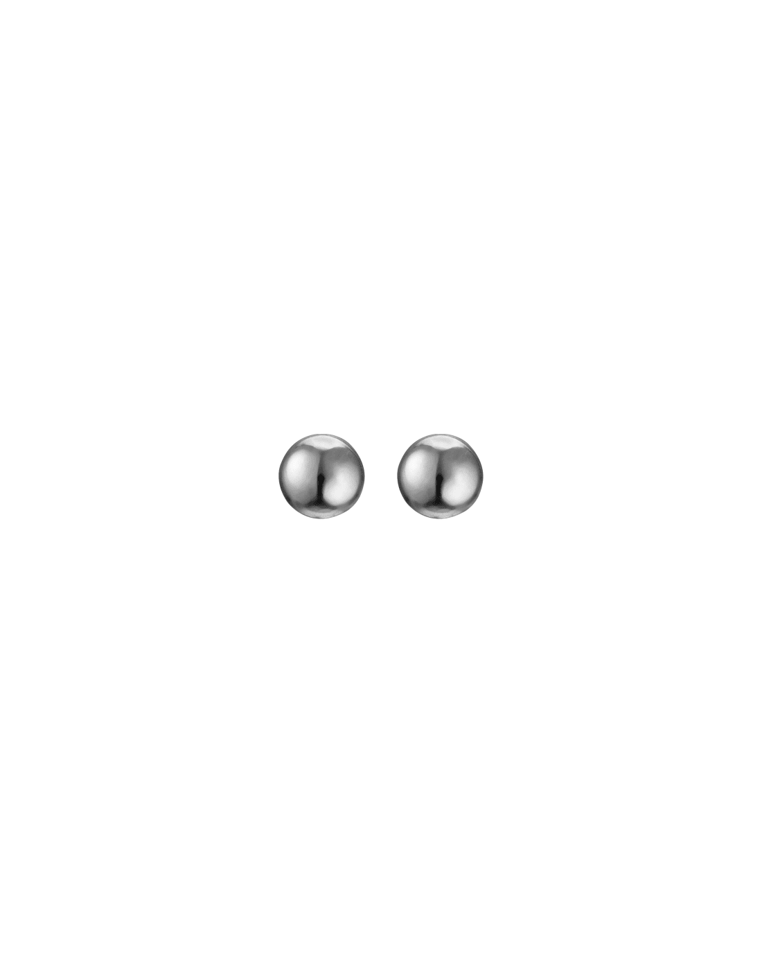 18CT W/G BALL STUDS 4.00mm