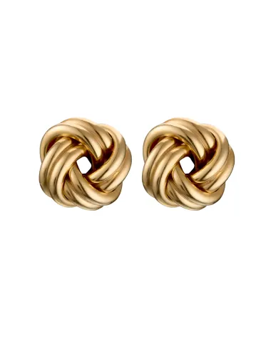 9CT Y/G DOUBLE KNOT 14mm