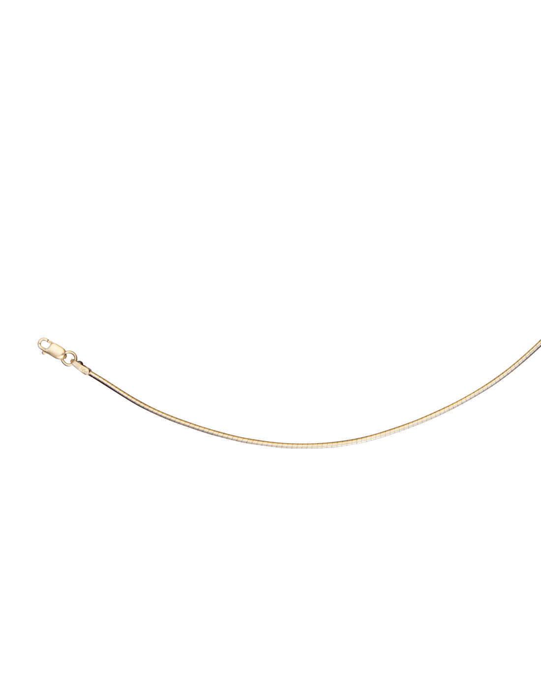 18CT Y/G OMEGA 2.00mm/45cm