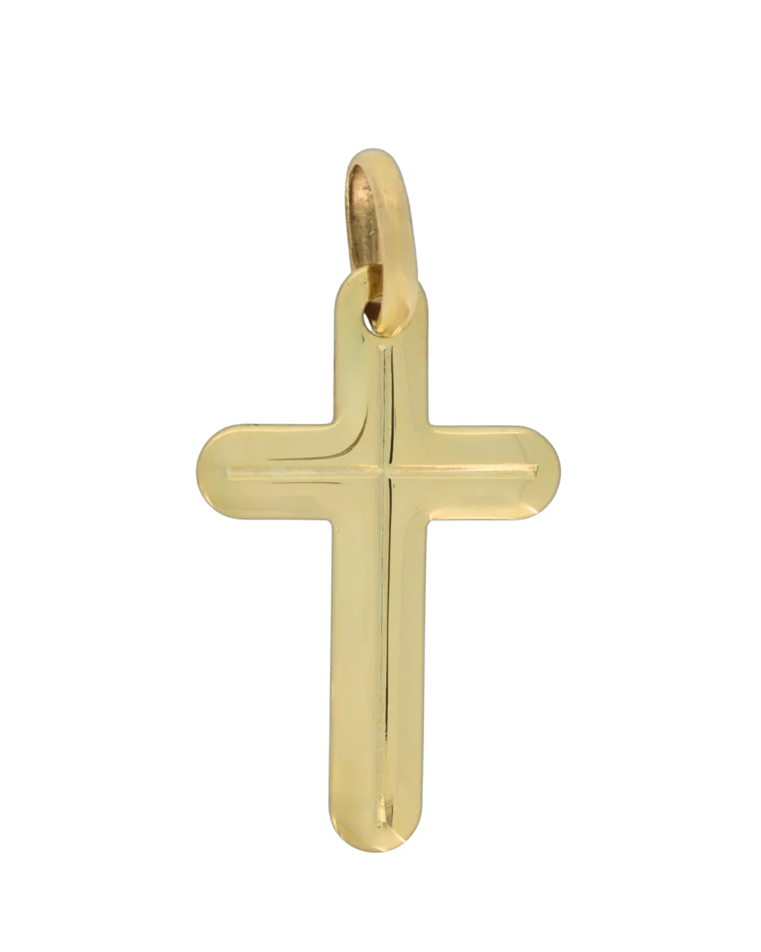 9CT Y/G CROSS 051