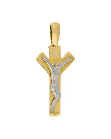 18CT T/T CRUCIFIX 505