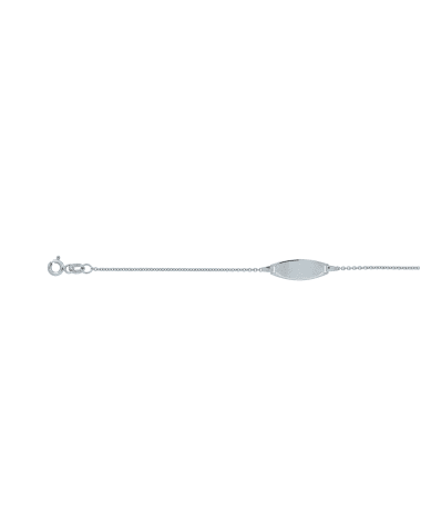 18CT W/G F.TRACE ID 1.2mm/16cm