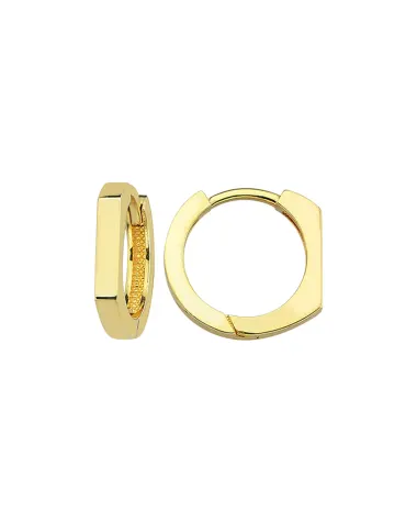 9CT Y/G HALF CURVE HUG 2/10mm