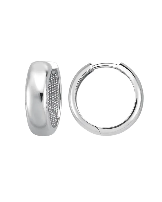 9CT W/G HUGGIES 5mm/10mm