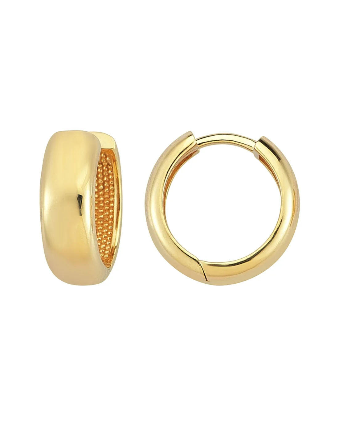 9CT Y/G HUGGIES 5mm/10mm