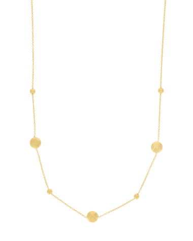 9CT Y/G BUTTON NCKL 1.00m/45cm