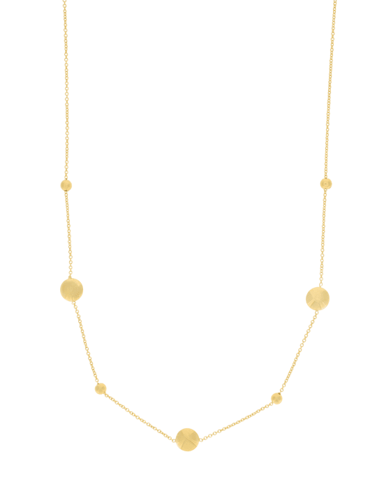 9CT Y/G BUTTON NCKL 1.00m/45cm