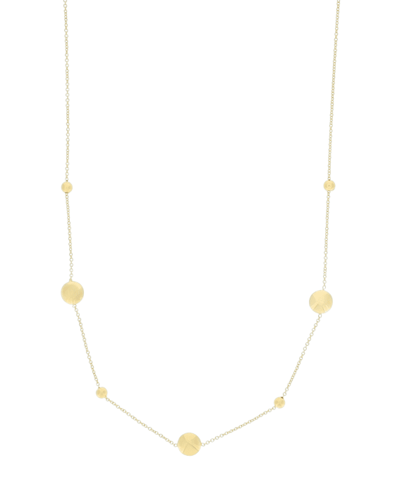 9CT Y/G BUTTON NCKL 1.00m/45cm