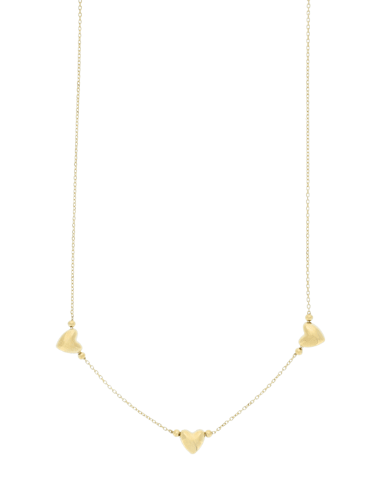9CT Y/G HEART NCKL 1.00mm/45cm