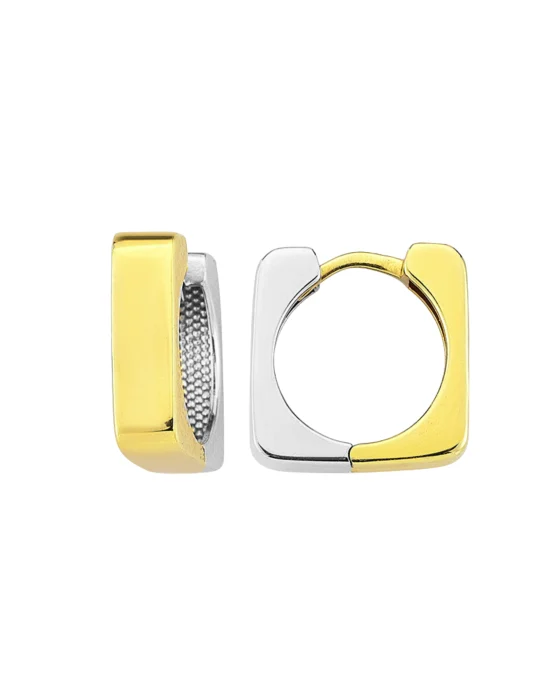 9CT T/T SQUARE HUG 4mm/10mm