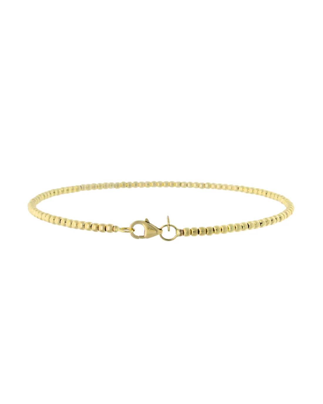 9CT Y/G BALL BANGLE 2.00m/18cm