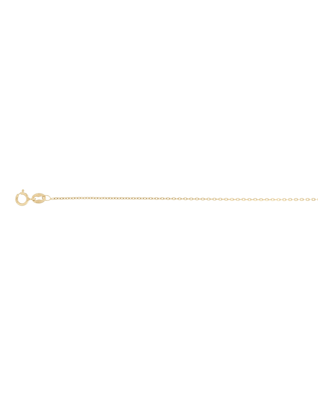 9CT Y/G OVAL DC TRA 0.8mm/45cm