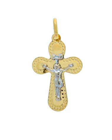 18CT T/T CRUCIFIX 512