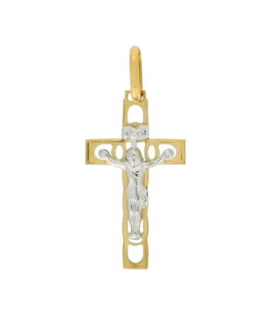 18CT T/T CRUCIFIX 513
