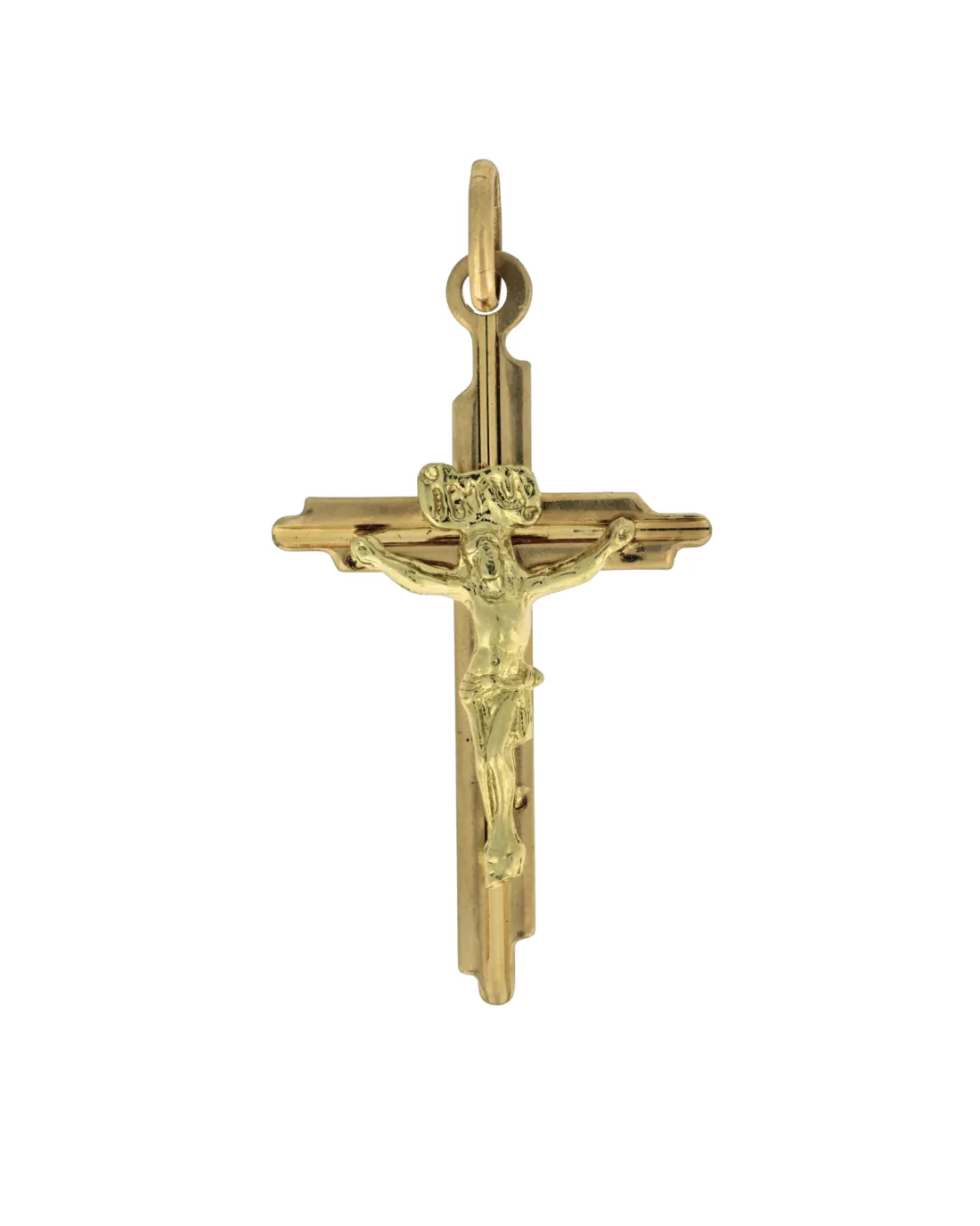 14CT Y/G CRUCIFIX 20mm/30mm