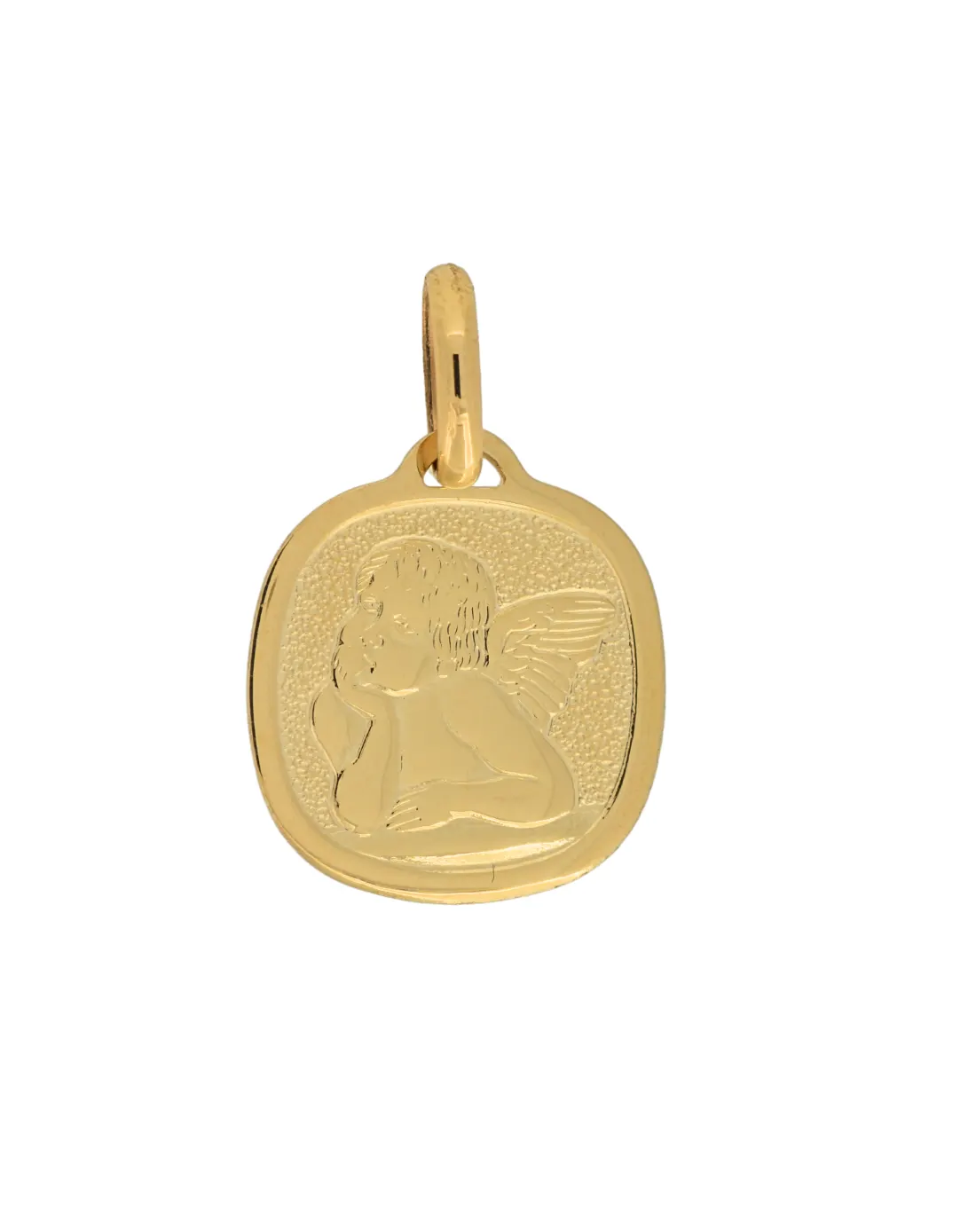 14CT Y/G ANGEL 15MM