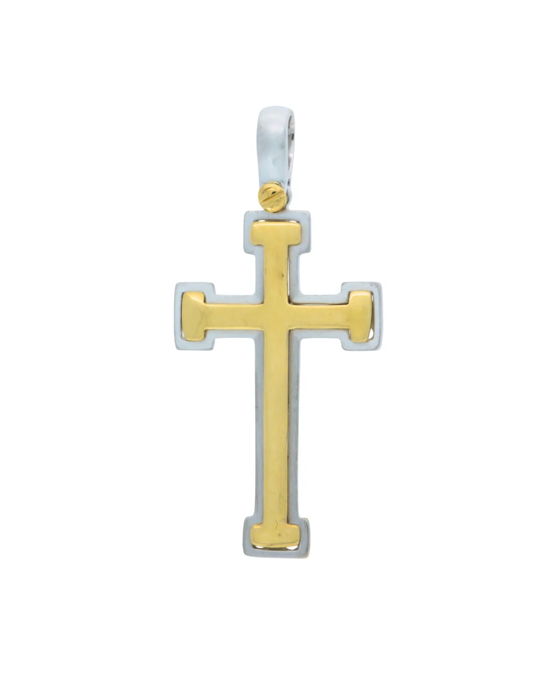 18CT TT CROSS 18mm/28mm