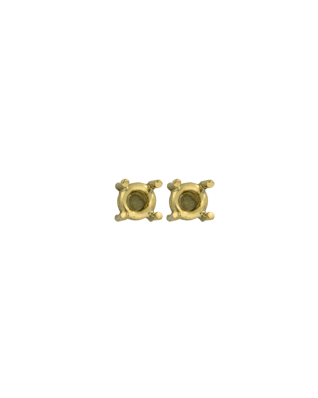 18CT Y/G TRAD EAR MOUNT 15pt