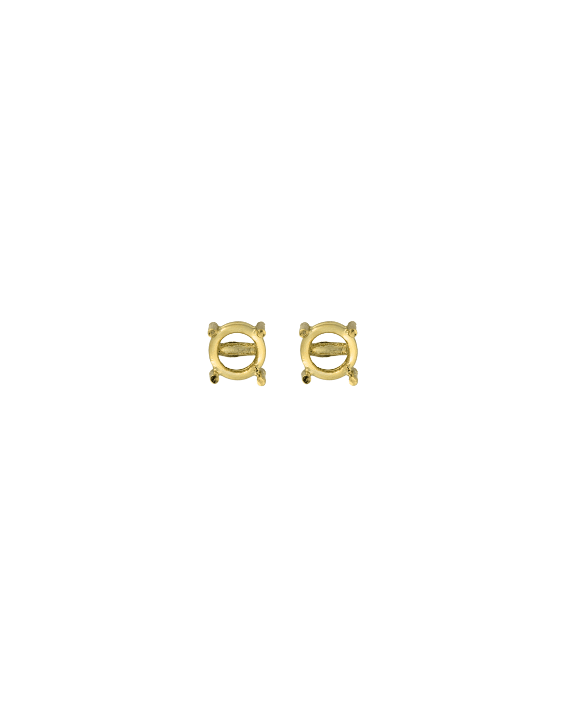 18CT Y/G TRAD EAR MOUNT 30pt