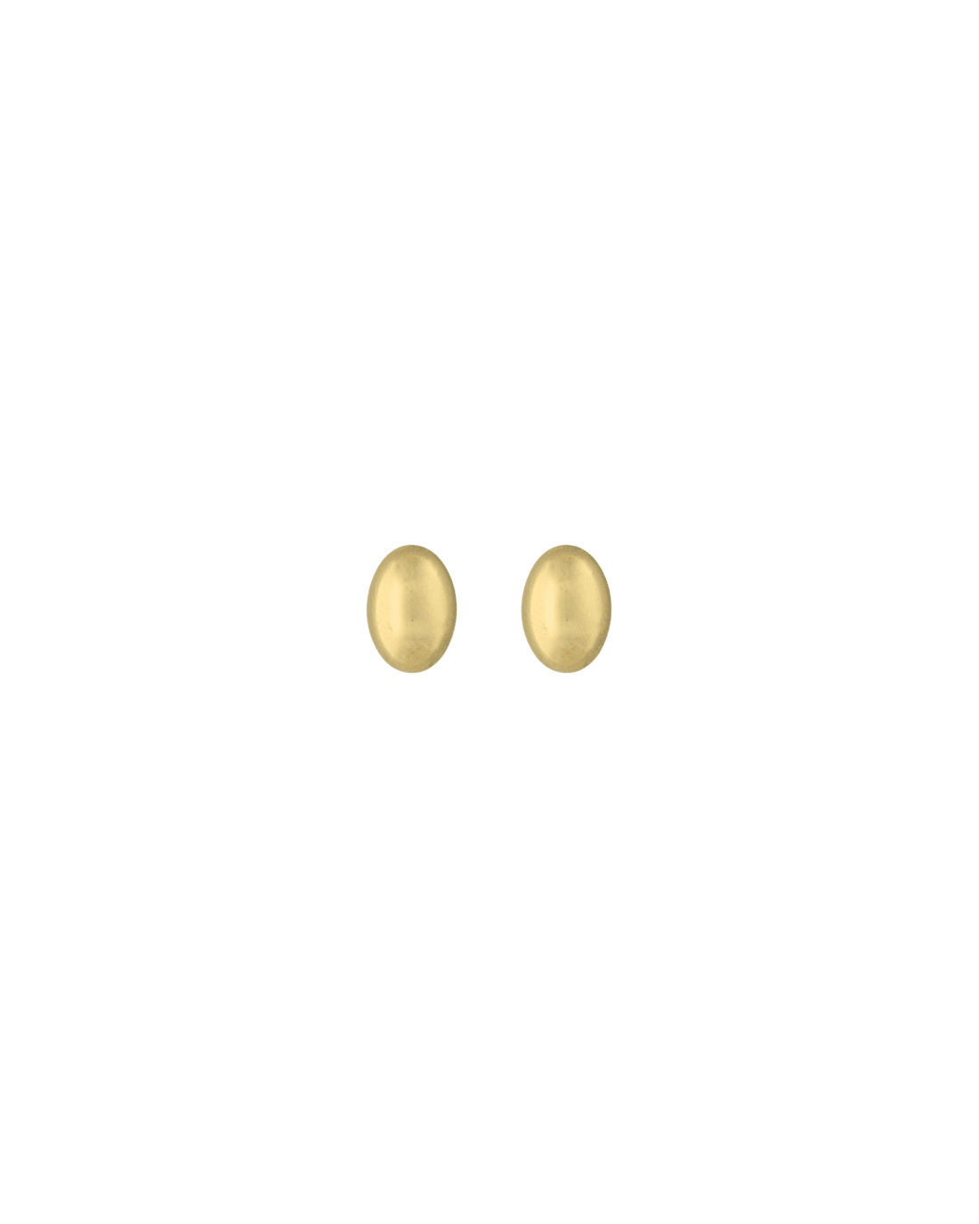 9CT Y/G OVAL STUDS 7mm/10mm