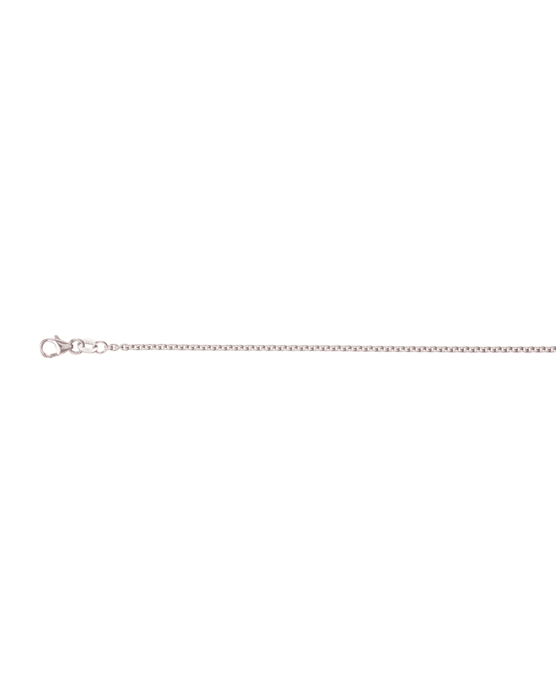 18CT W/G TRACE 2.50mm/45cm