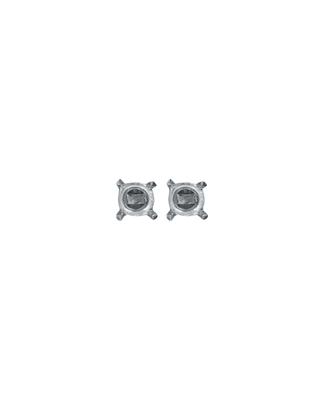 18CT W/G TRAD EAR MOUNT 25pt