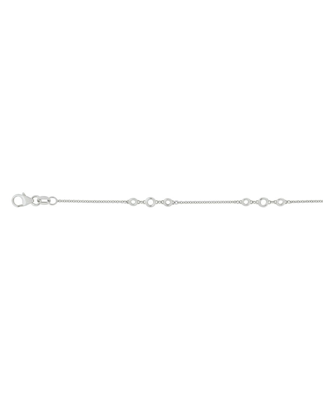 18CT W/G DIA BTM 3-7-3pt/50cm