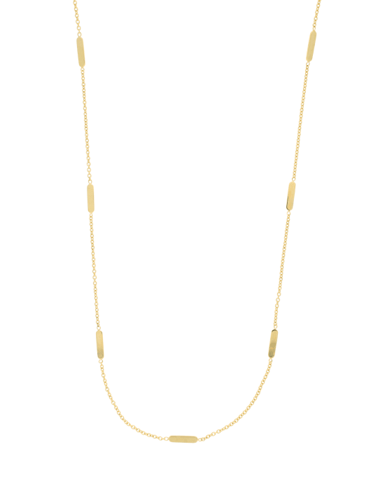 9CT Y/G BAR NKLT 1.25mm/45cm