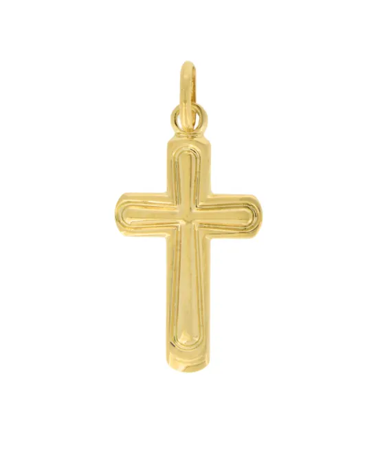 18CT Y/G CROSS 514