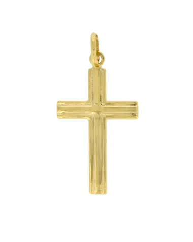 18CT Y/G CROSS 515