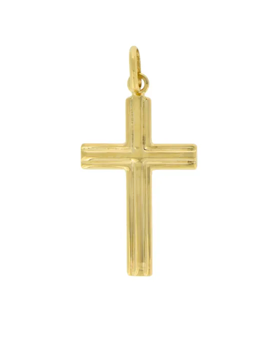 18CT Y/G CROSS 515