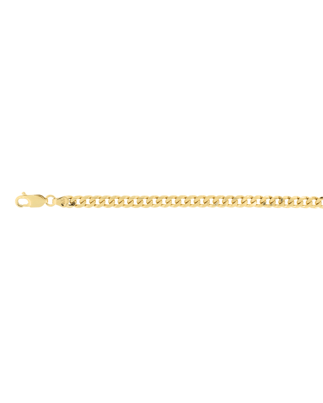 9CT Y/G FLAT CURB 5.20mm/65cm