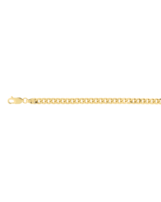 9CT Y/G FLAT CURB 5.20mm/65cm