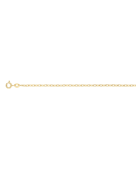 9CT Y/G OVAL D/C TRA 1.9m/45cm