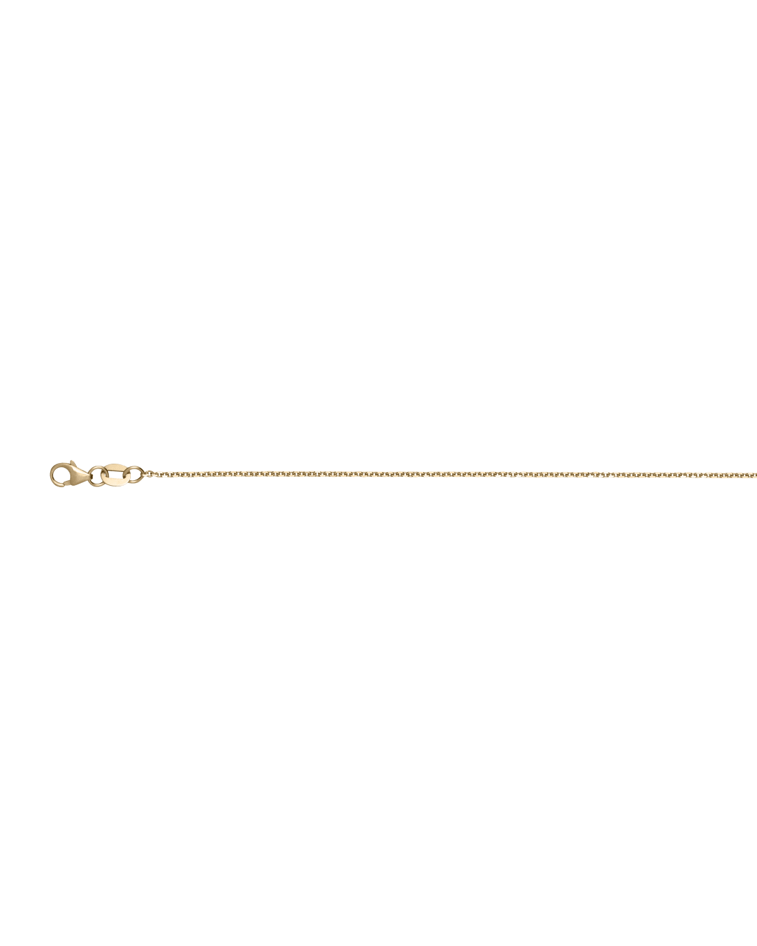 14CT Y/G TRACE 1.25mm/50cm