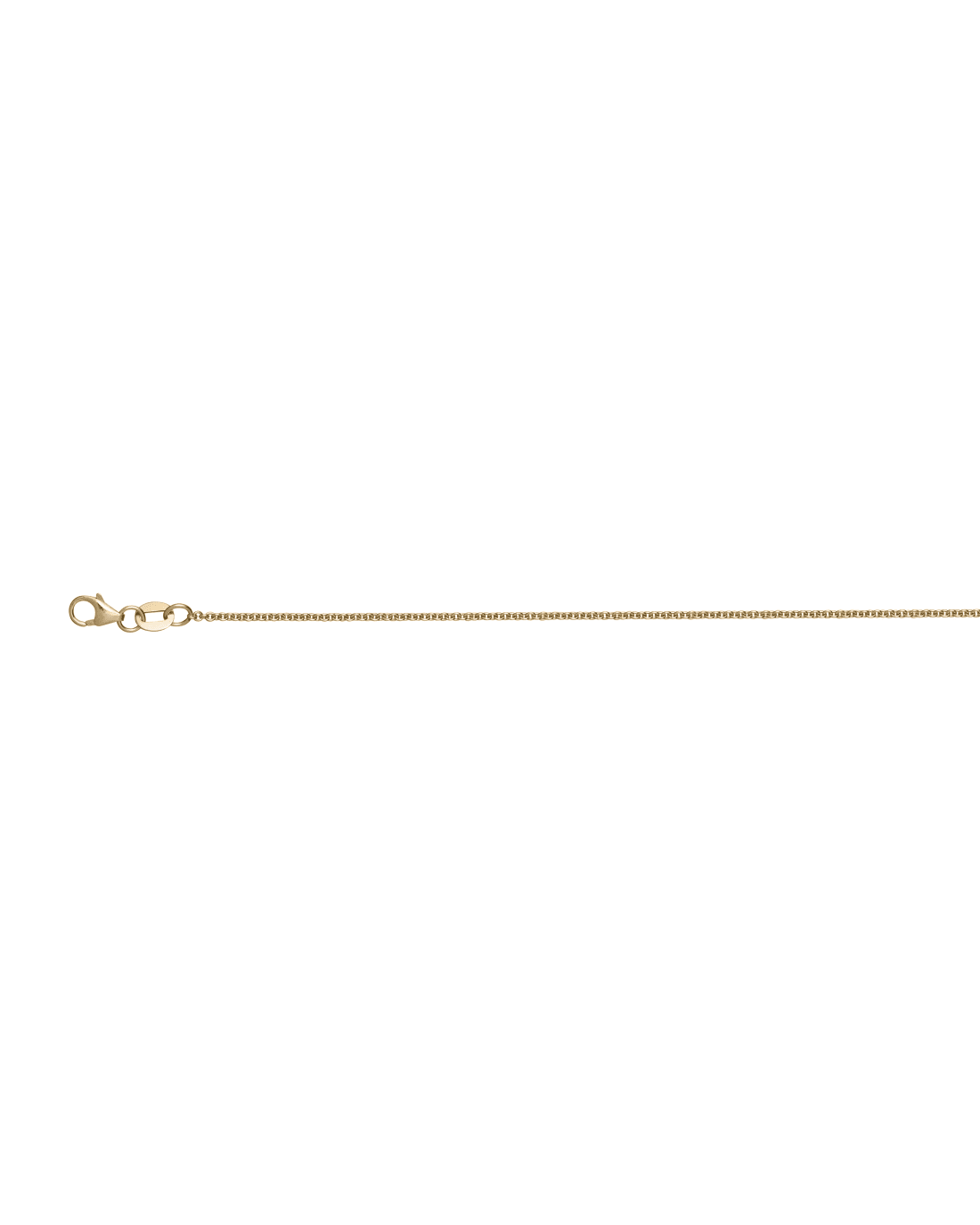 14CT Y/G TRACE 1.25mm/50cm