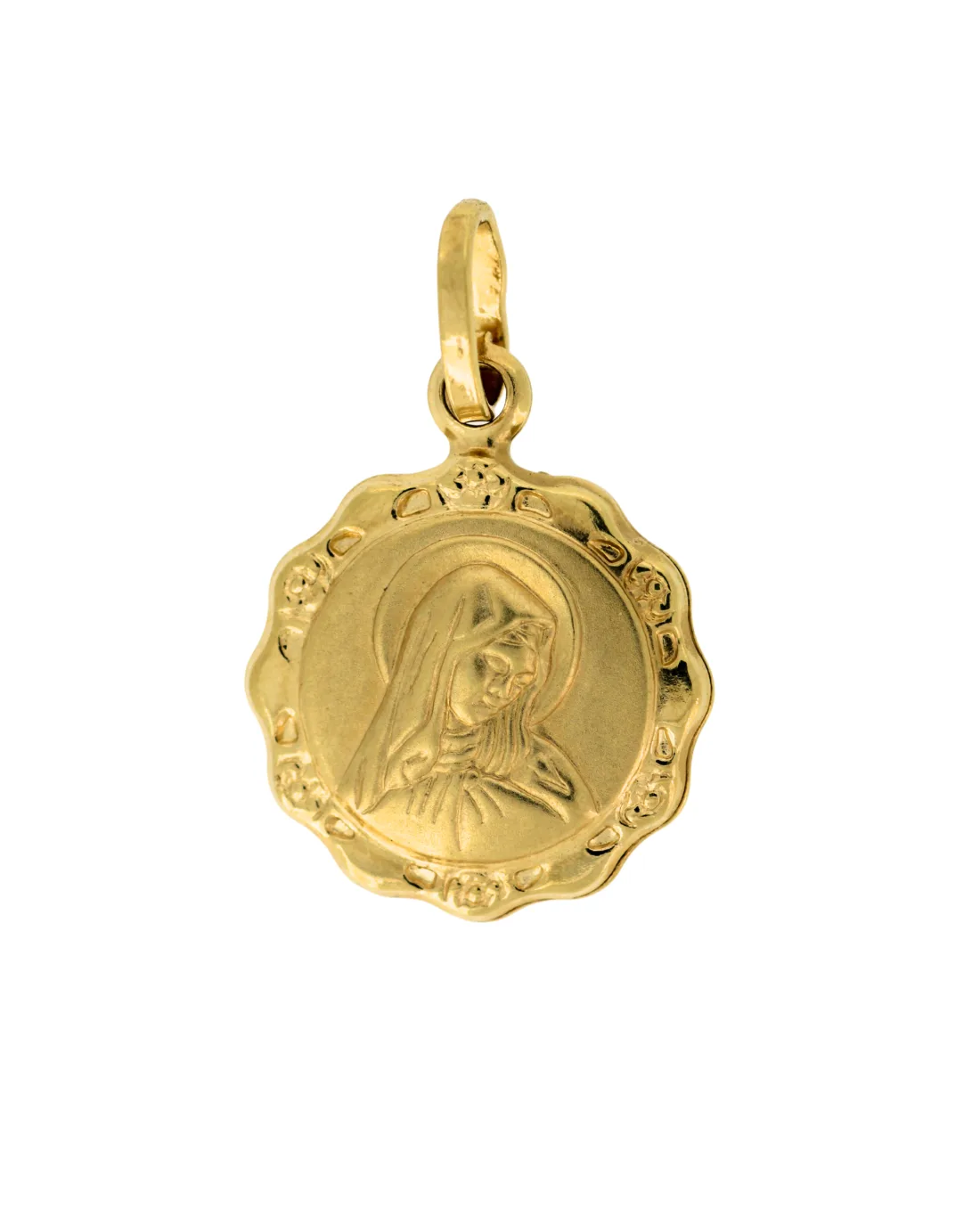 18CT Y/G MADONNA 15mm