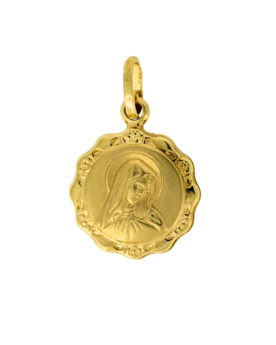 18CT Y/G MADONNA 15mm