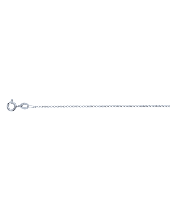 9CT W/G BELCHER 1.00mm/42cm